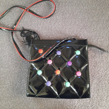 Load image into Gallery viewer, Vintage Quilted Patent Leather Crossbody Bag
