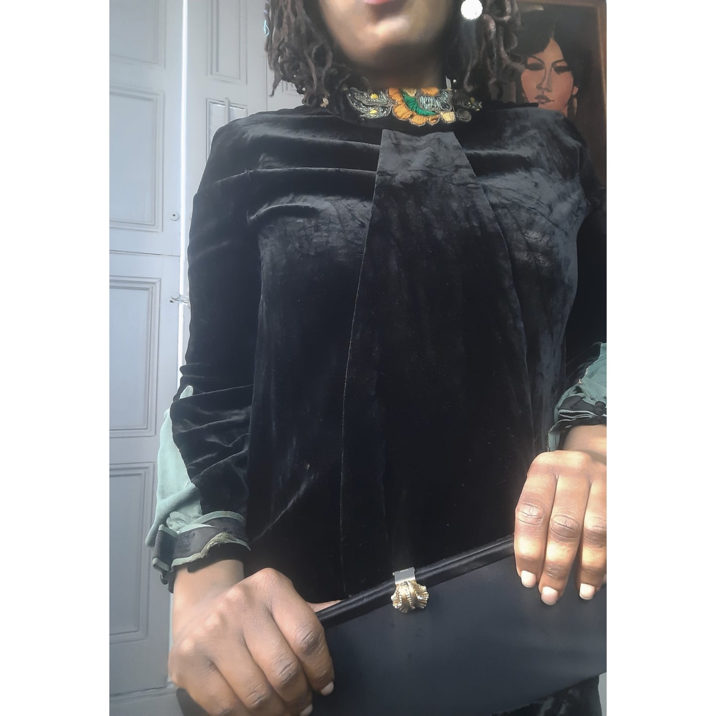 Vintage Velvet Dress Size Medium