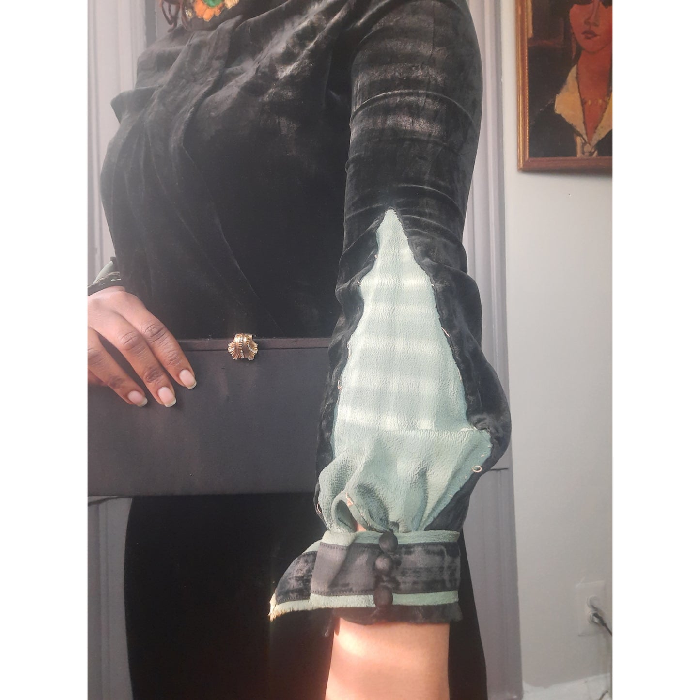 Vintage Velvet Dress Size Medium