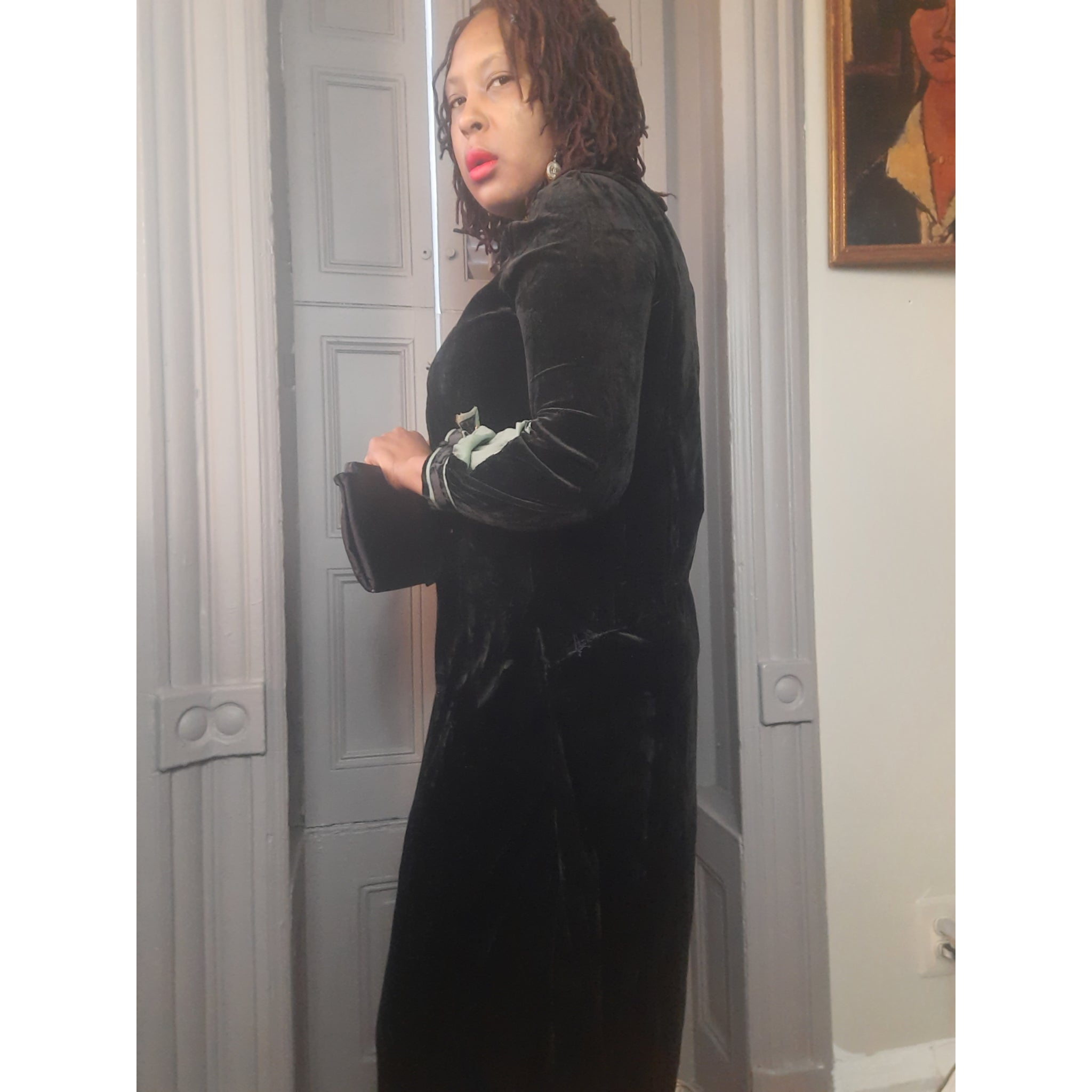 Vintage Velvet Dress Size Medium