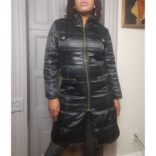 Load image into Gallery viewer, Sonia Rykiel Jeans Black Square Coat size M
