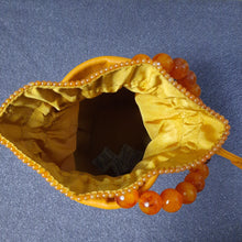 Load image into Gallery viewer, Lele Sadoughi Dallas Apricot Bag With Matinee Chain Strap
