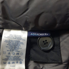 Load image into Gallery viewer, Men&#39;s, Black Aquacheck,  Lands End Down Coat Size L
