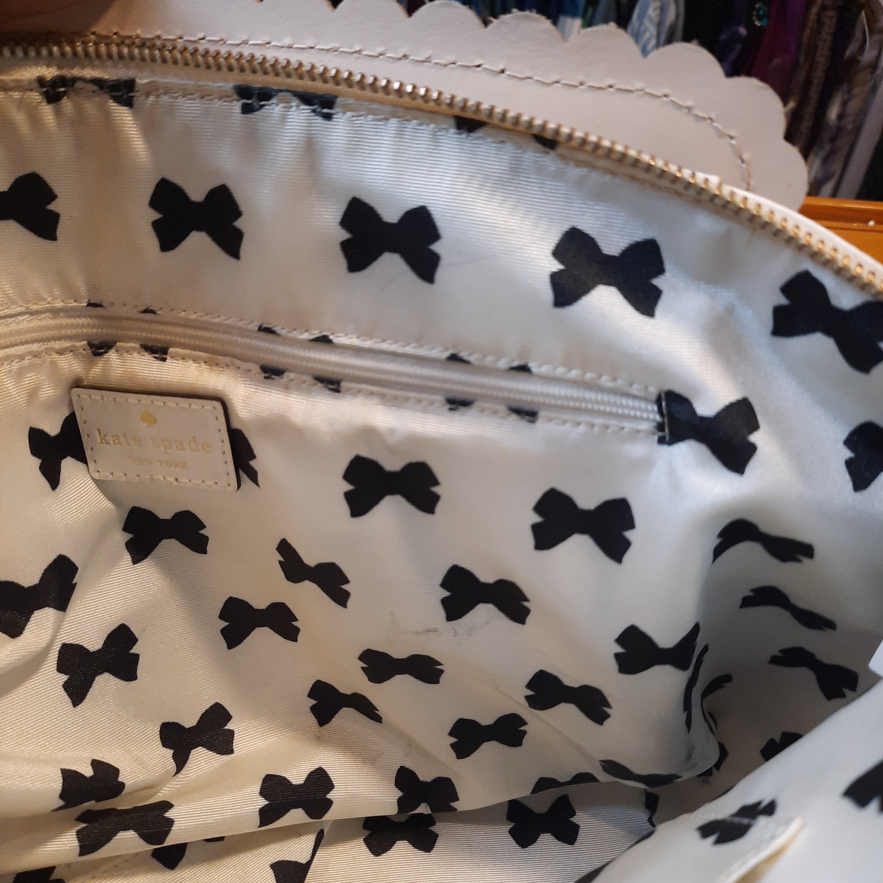 Kate Spade Cashew Beige Marguerite Road Leather Tot