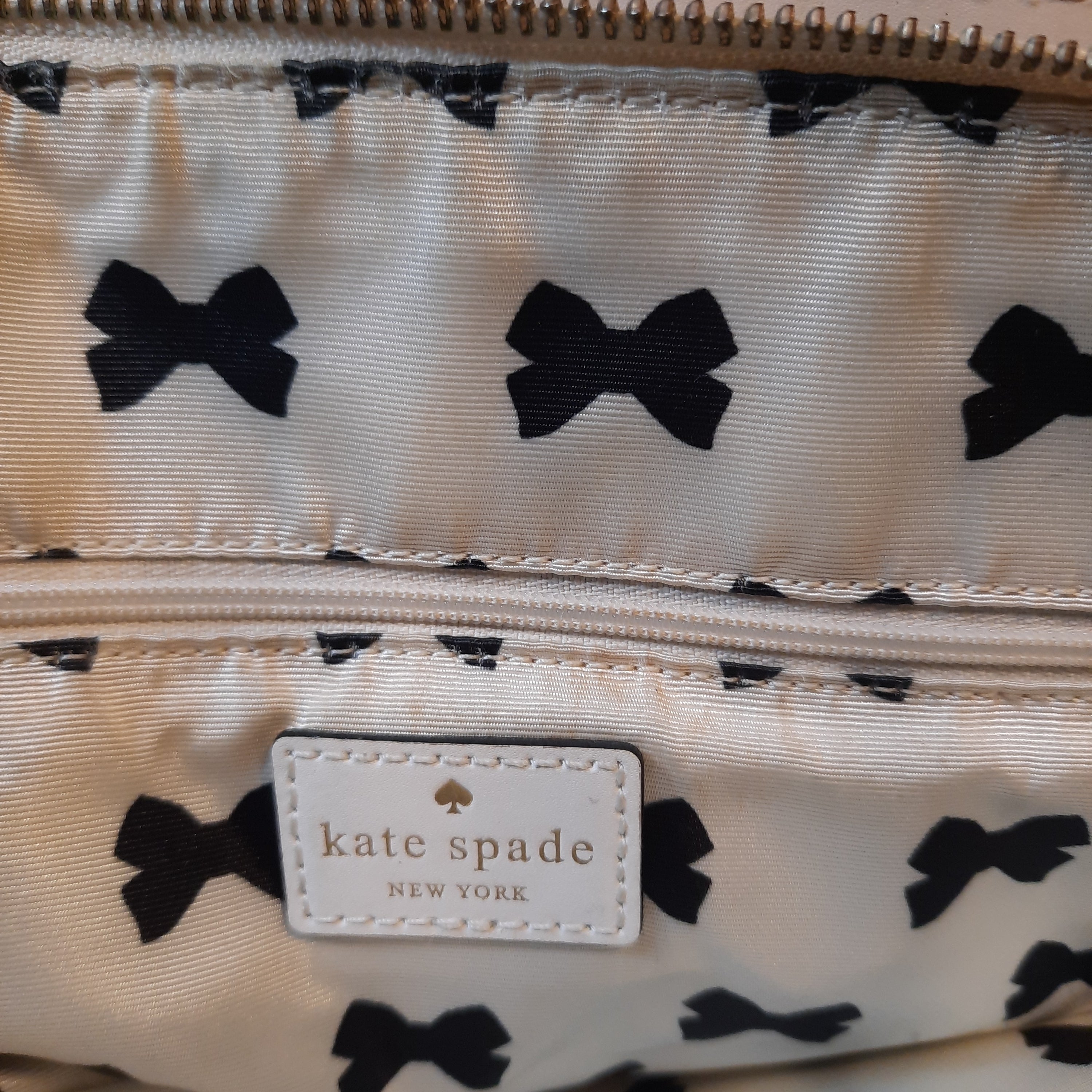 Kate Spade Cashew Beige Marguerite Road Leather Tot