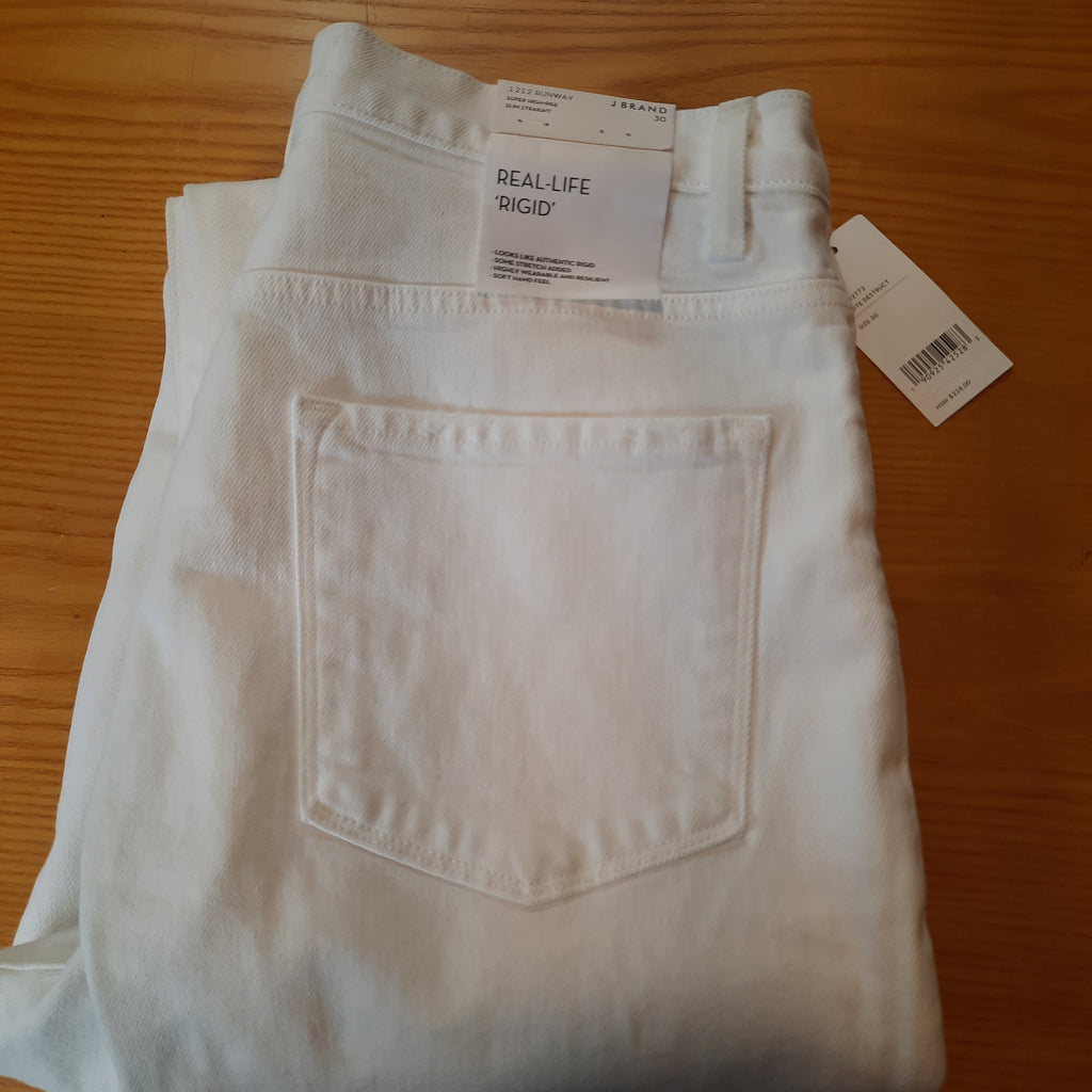 J Brand 1212 Runway Super High -Rise Slim Straight Size 30