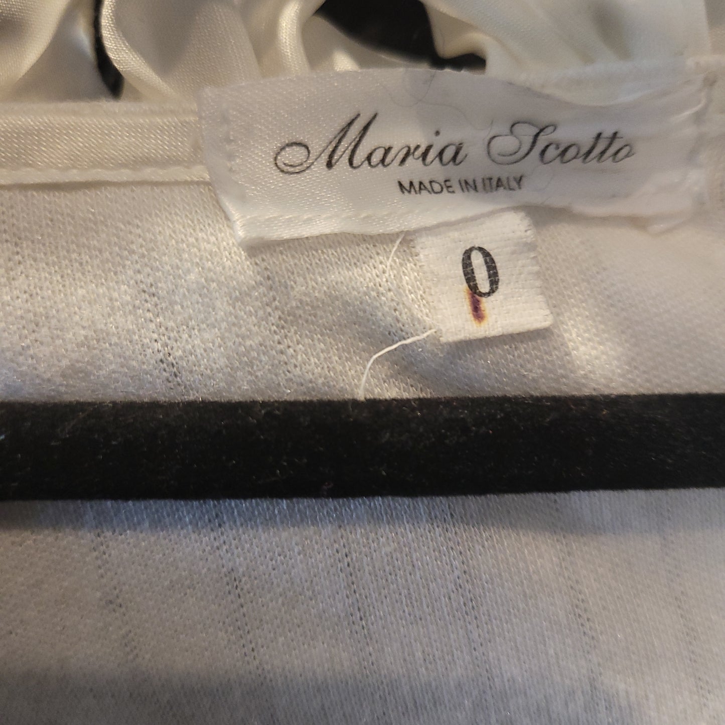 Maria Scotto Ribbed Ruffled Robe Dress Size M/L