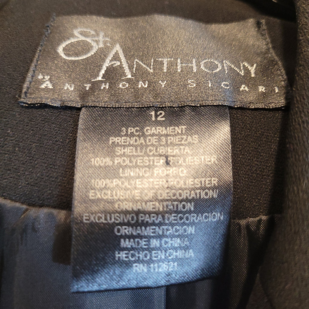 90s Vintage St. Anthony by Anthony Sicari Blazer Size 12
