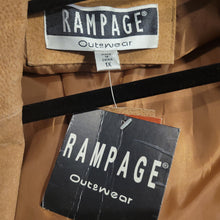 Load image into Gallery viewer, 90s Suede Leather Jacket Rampage Suede Jacket Size L
