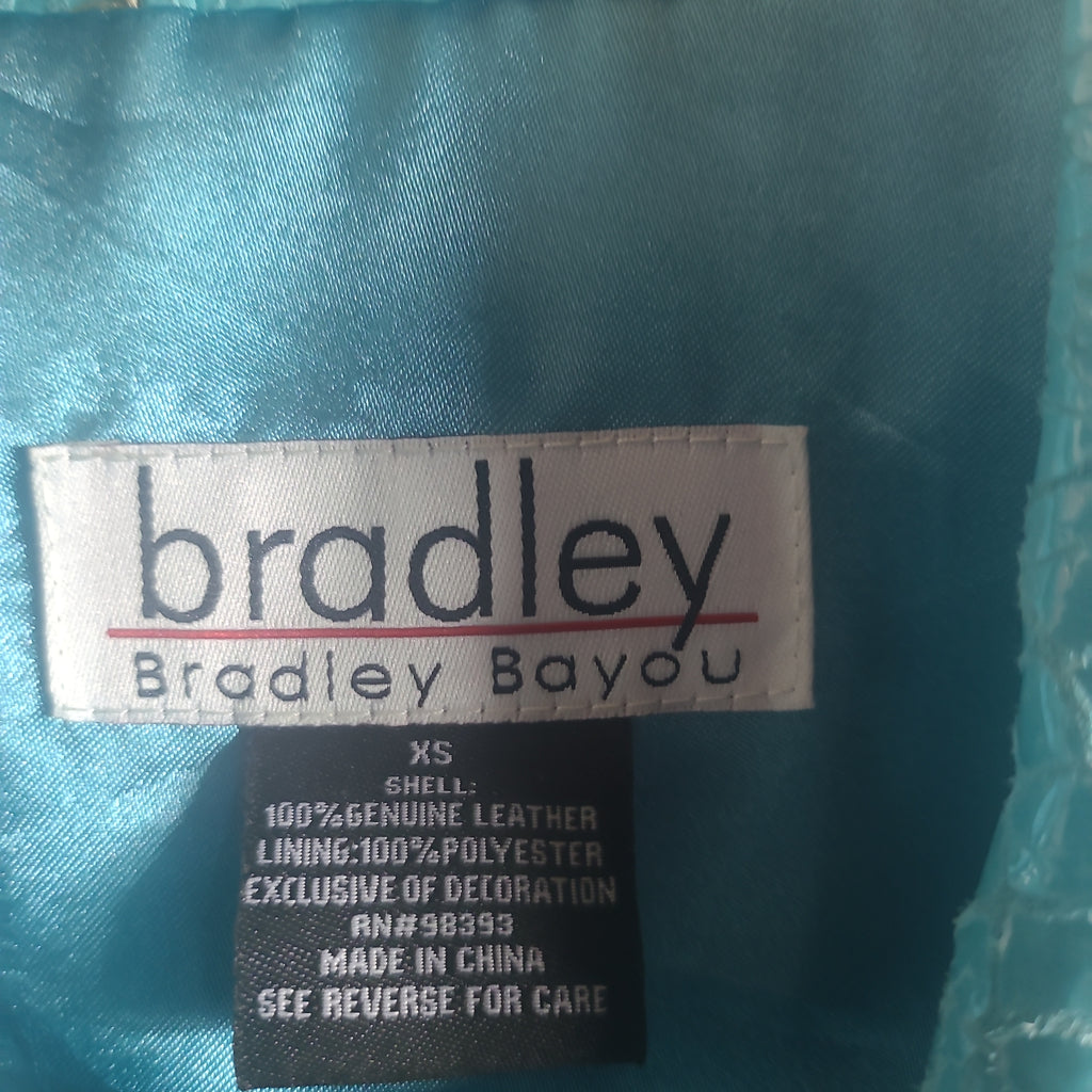 90s Vintage Leather Blazer Bradley Bayou