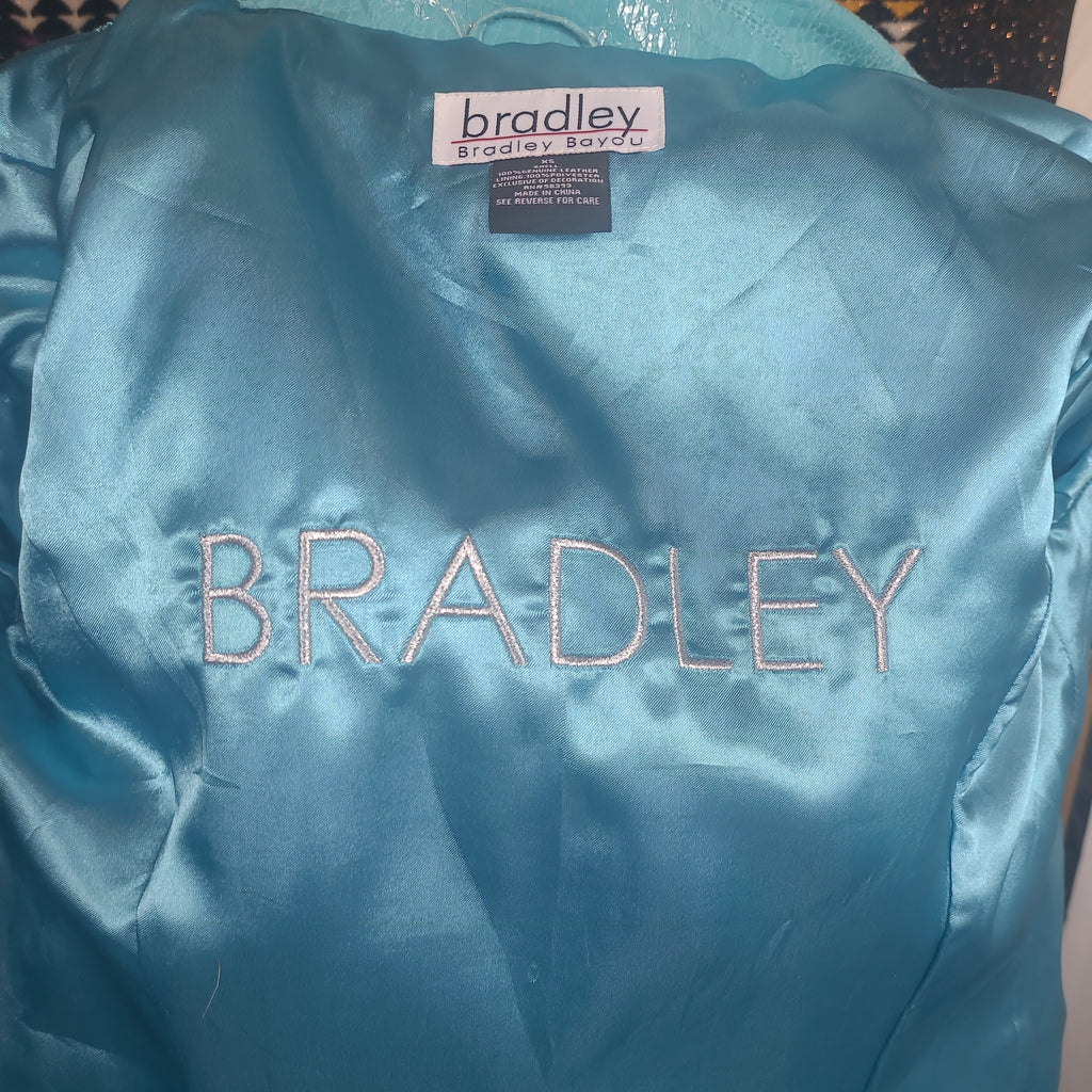 90s Vintage Leather Blazer Bradley Bayou