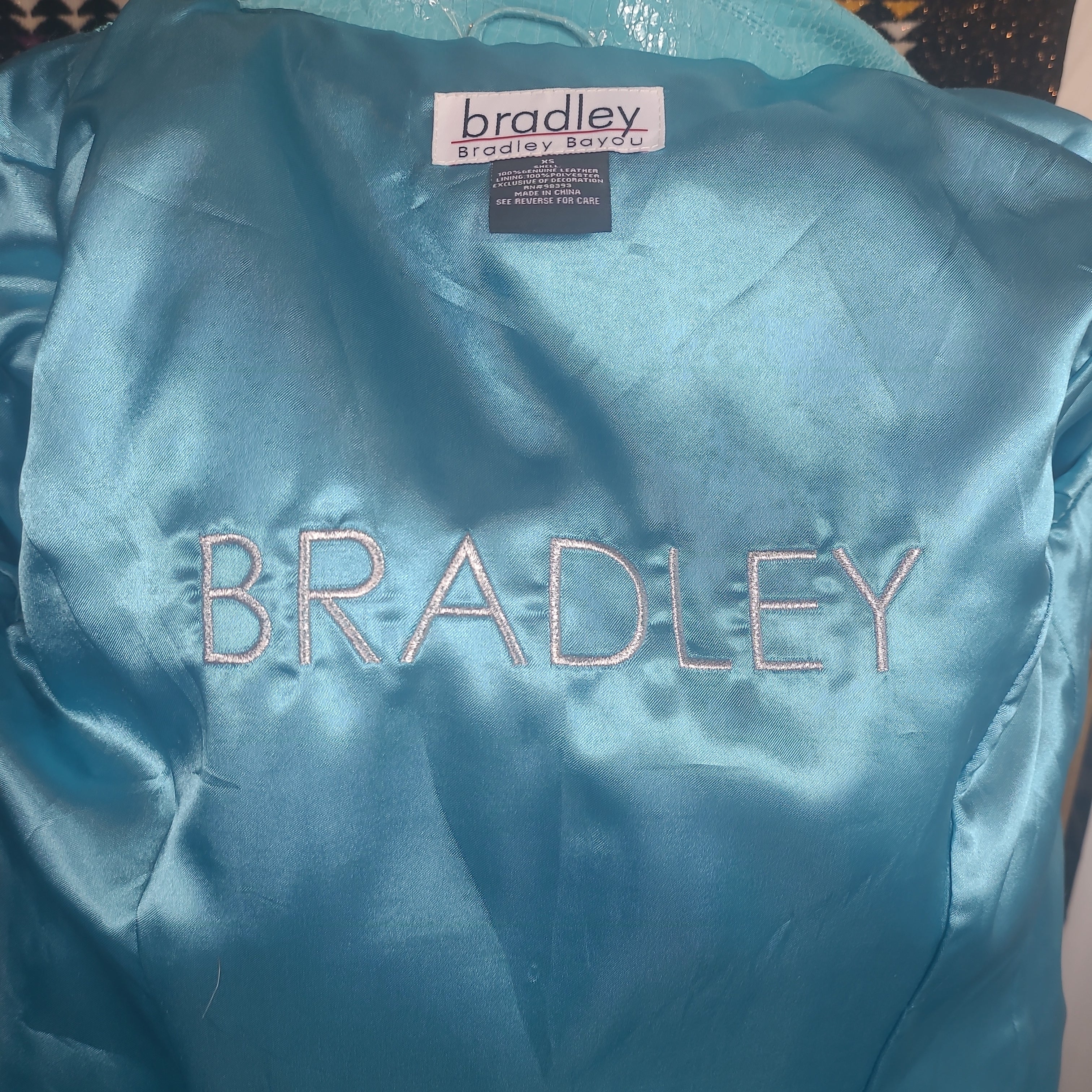 90s Vintage Leather Blazer Bradley Bayou