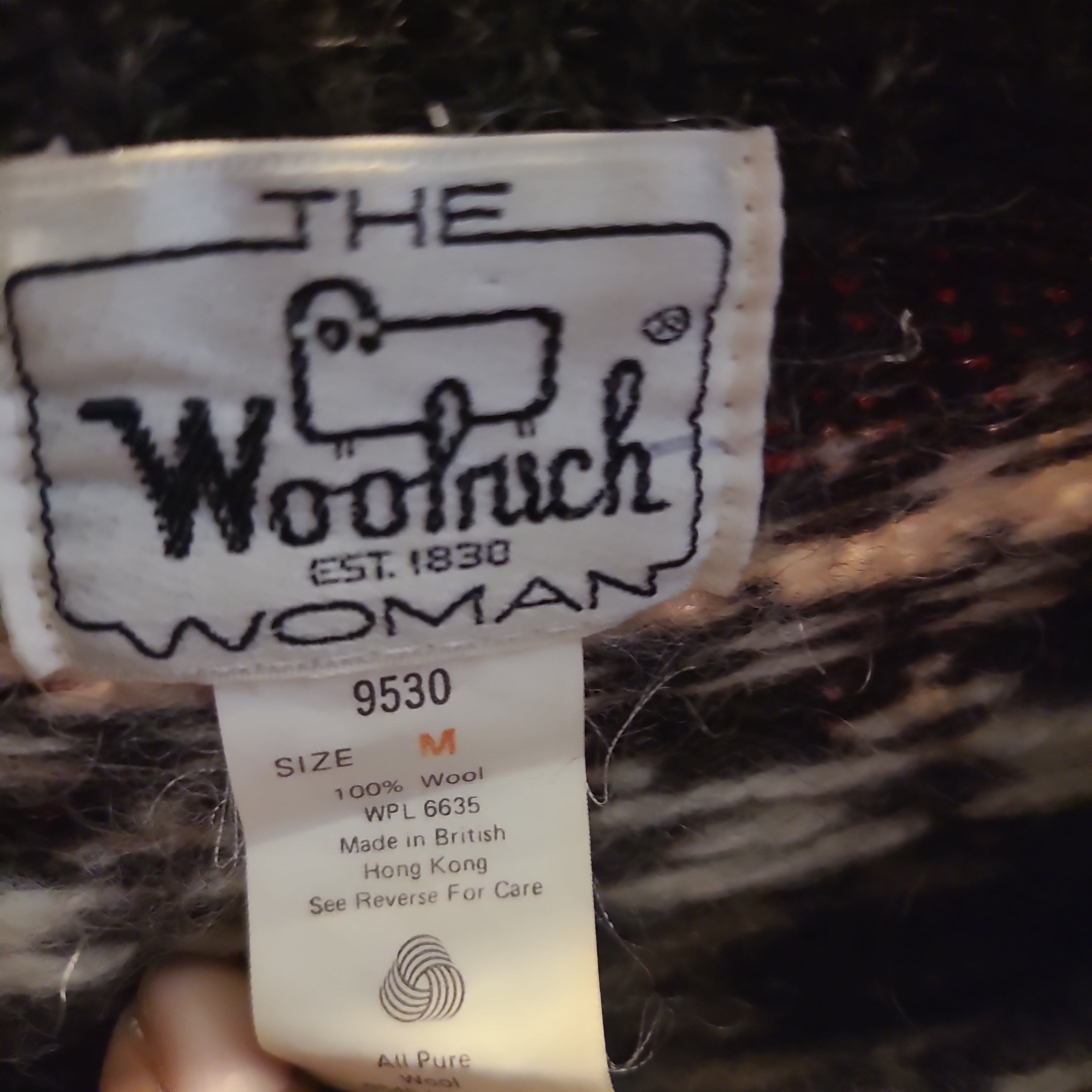 Rare 1980s The Woolrich Woman Faire Isle Pure Wool Sweater Size M