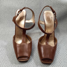 Load image into Gallery viewer, PRADA T- Strap Open Toe Sandal Size 40
