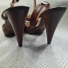Load image into Gallery viewer, PRADA T- Strap Open Toe Sandal Size 40
