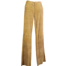 Load image into Gallery viewer, Santacroce Firenze  Printed Suede Leather Trousers Size 42
