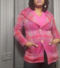 Load image into Gallery viewer, Vintage 60’s Jean Scherrer Boutique Bergdorf Goodman Mohair Pea Coat size M
