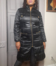 Load image into Gallery viewer, Sonia Rykiel Jeans Black Square Coat size M
