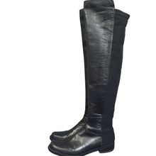 Load image into Gallery viewer, Stuart Weitzman 5050 Boots Black Nappa Size 6.5
