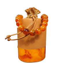 Load image into Gallery viewer, Lele Sadoughi Dallas Bag and Apricot - Matinee - Strap
