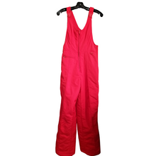 Load image into Gallery viewer, Red 1970s SKYR Vintage Overall Snow Ski Pants, Red Size S
