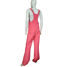Load image into Gallery viewer, Vintage 1970s Hermans Overall Ski Pant, Pink Snow Pants Size M
