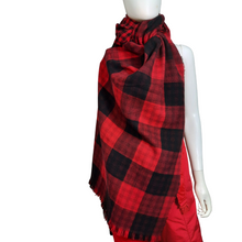 Load image into Gallery viewer, Lane Bryant Plaid Blanket Scarf
