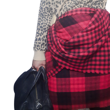 Load image into Gallery viewer, Lane Bryant Plaid Blanket Scarf
