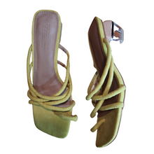 Load image into Gallery viewer, ASOS Strappy Big Toe Mules Size 5
