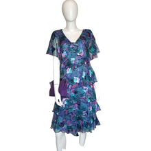 Load image into Gallery viewer, Ann Hobbs for Cattiva Saks Fifth Avenue Floral Print Vintage Slip Dress size 14
