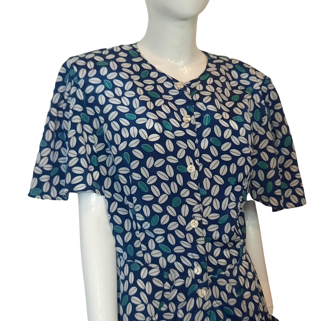 Laine Seedy Wiggle Dress Midi Dress with Flutter Sleeves Size M