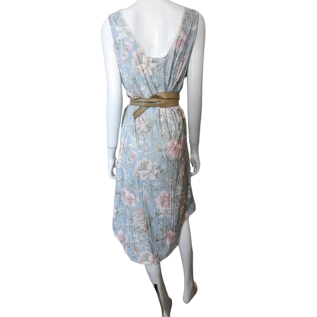 Vintage Floral Print Nightgown Dress  Size L