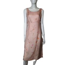 Load image into Gallery viewer, Oscar De La Renta Floral Print Silk Chiffon Dress Size 10
