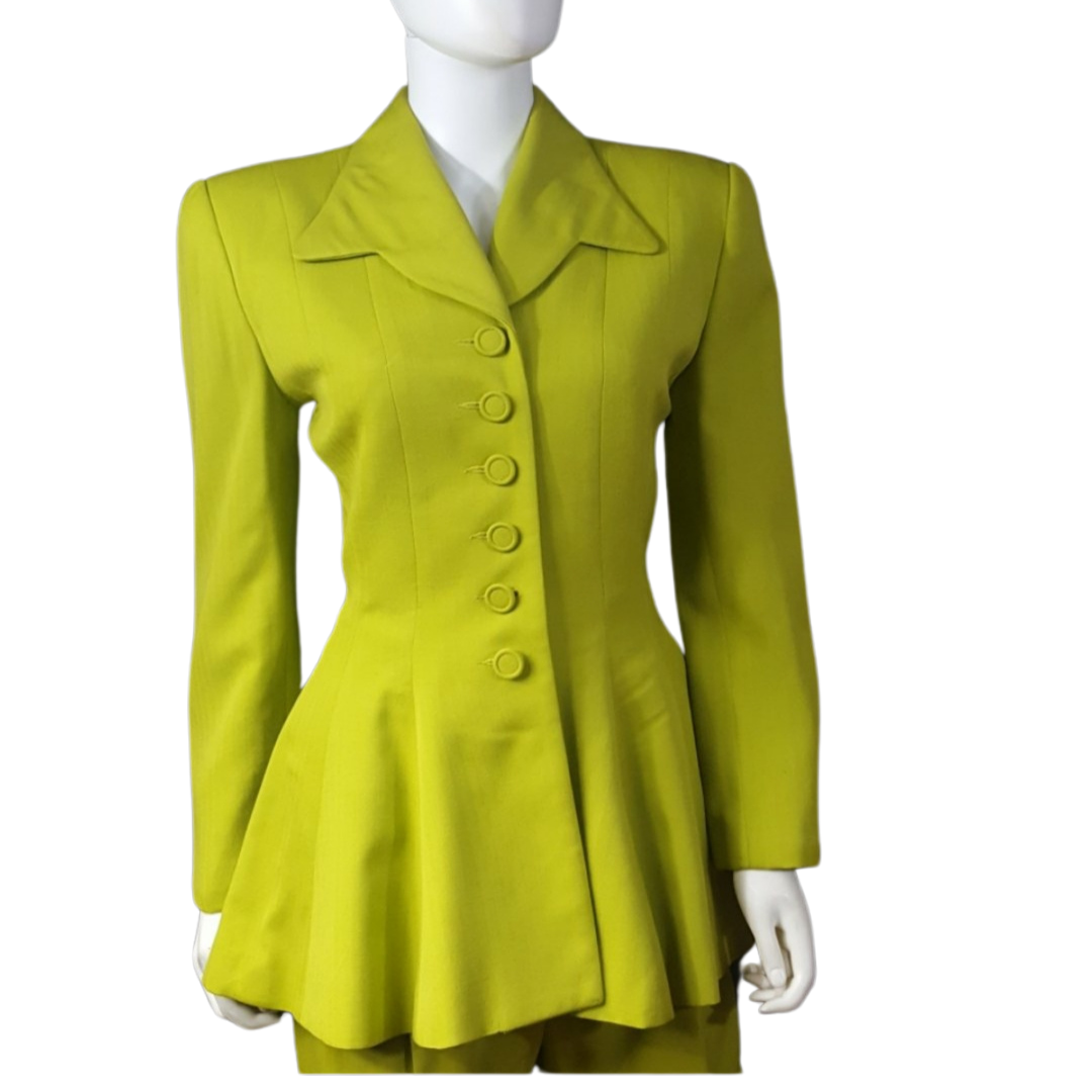 Norma Kamali OMO 1987 Wool Suit size 6