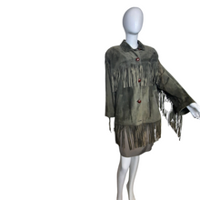 Load image into Gallery viewer, Vintage - Suede - Fringe - Jackets - Lucille Golden - Vintage
