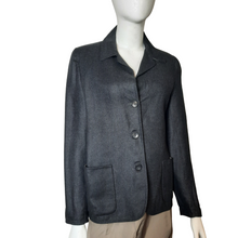 Load image into Gallery viewer, Wordly Thing&#39;s by Kamanta Cashmere and Silk Jacket Piacenza 100% Cupro Size 42
