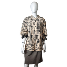 Load image into Gallery viewer, Mud Cloth Reversible Jacket Size L
