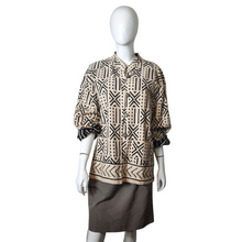 Load image into Gallery viewer, Mud Cloth Reversible Jacket Size L