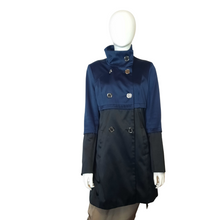 Load image into Gallery viewer, Tahari Navy Color Block Jacket Size M
