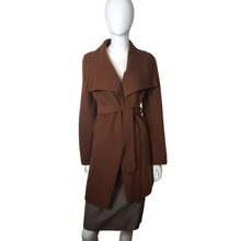 Load image into Gallery viewer, T Tahari Wool Blend Blanket Wrap Jacket Size L
