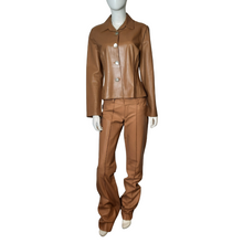 Load image into Gallery viewer, Uffizi Leather Jacket Size 10
