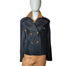 Load image into Gallery viewer, Rachel Zoe Adrie Notch Lapel Silk Jacket sz. 10 - Lucille Golden Vintage, LLC
