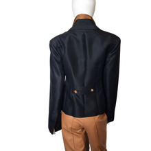 Load image into Gallery viewer, Rachel Zoe Adrie Notch Lapel Silk Jacket sz. 10 - Lucille Golden Vintage, LLC
