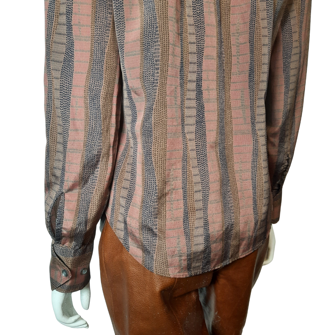 Tucci Vintage 1960s Silk Blouse Size S