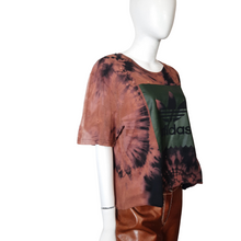 Load image into Gallery viewer, Addias Crop Black Cherry Tye Dye T - Shirt size XL
