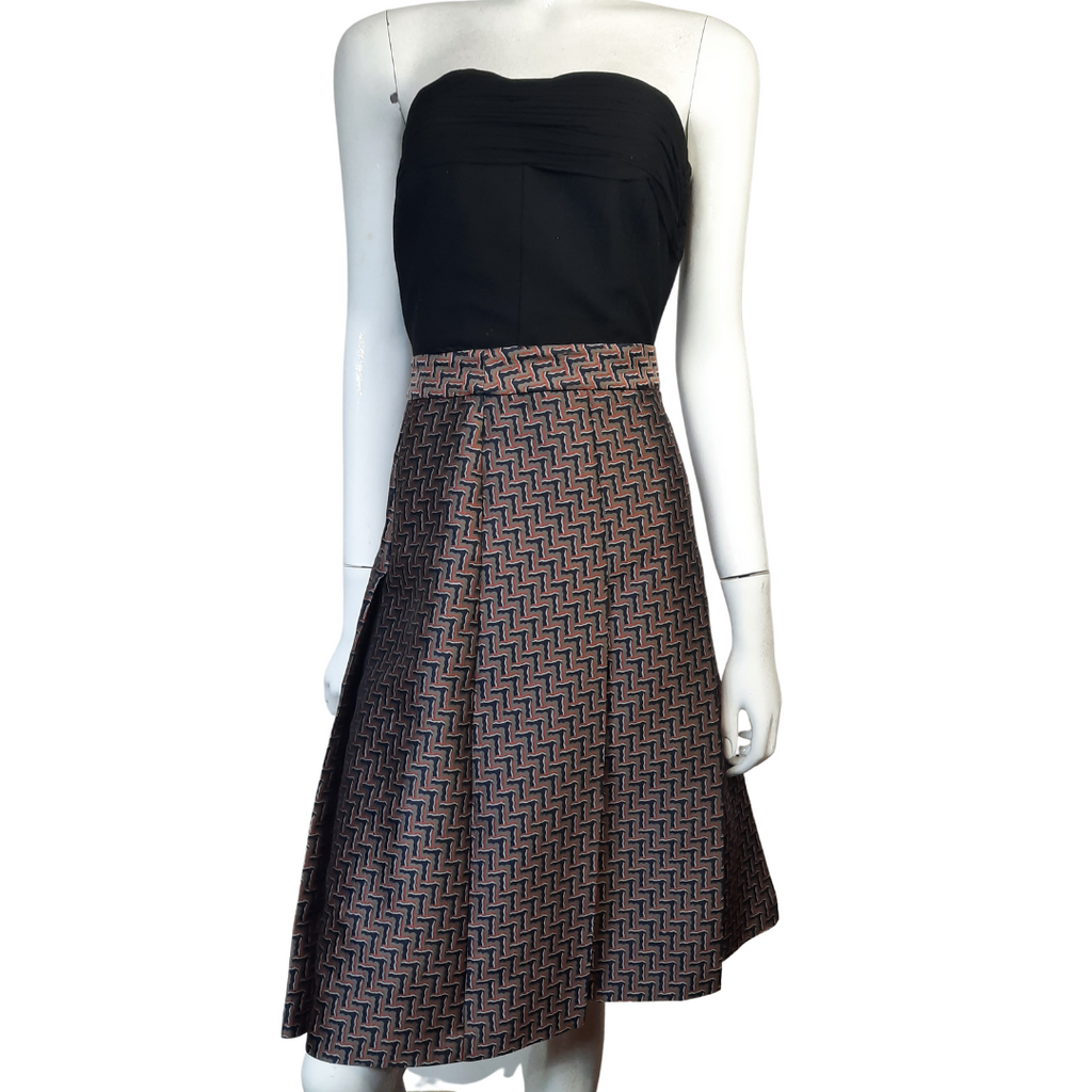 Diane von Furstenberg Ava Khaki Brown Skirt sz. 12