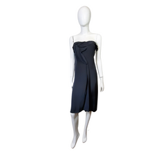 Load image into Gallery viewer, Michel Mayer Strapless Cocktail Dress Size S
