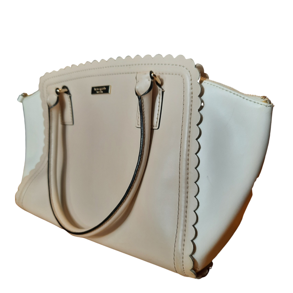Kate Spade Cashew Beige Marguerite Road Leather Tot