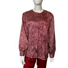 Load image into Gallery viewer, 1970s Diane von Furstenberg Collarless Blouse Size 12

