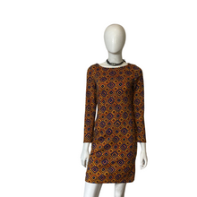 Load image into Gallery viewer, Vintage Geometric Print Sheath Dress Size M
